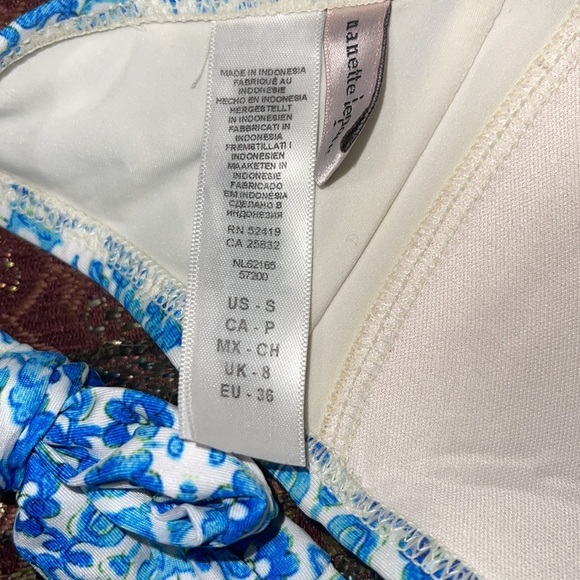 Nanette Lepore Swimsuit Top Bandeau Size S - Picture 5 of 6